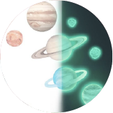 Stickers muraux lumineux