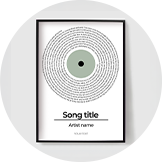 Affiches de Musique Personnalisées