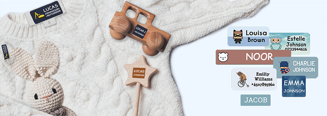 Comment étiqueter les vêtements et les affaires avec des étiquettes nominatives