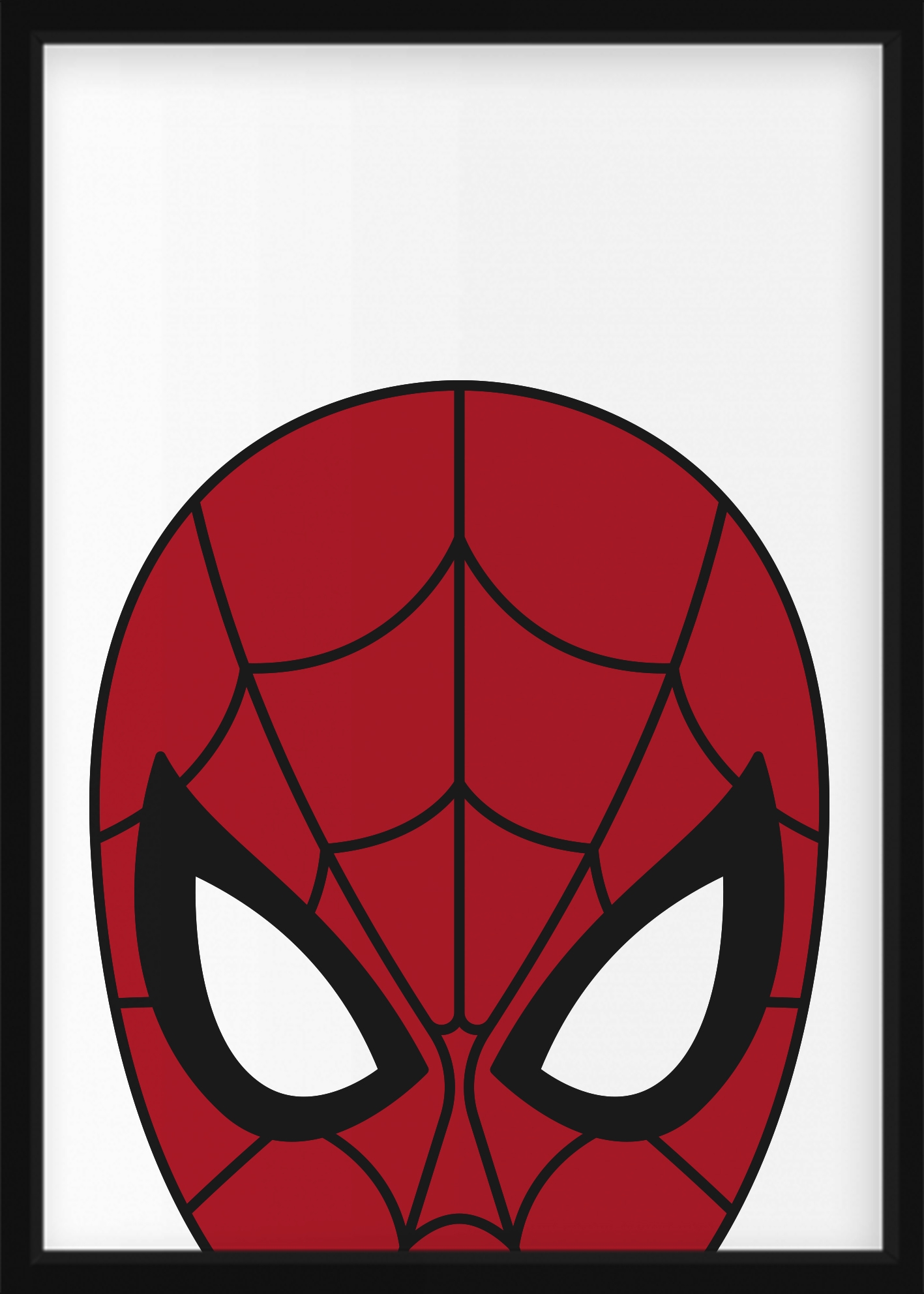 AFFICHE - Masque Spiderman
