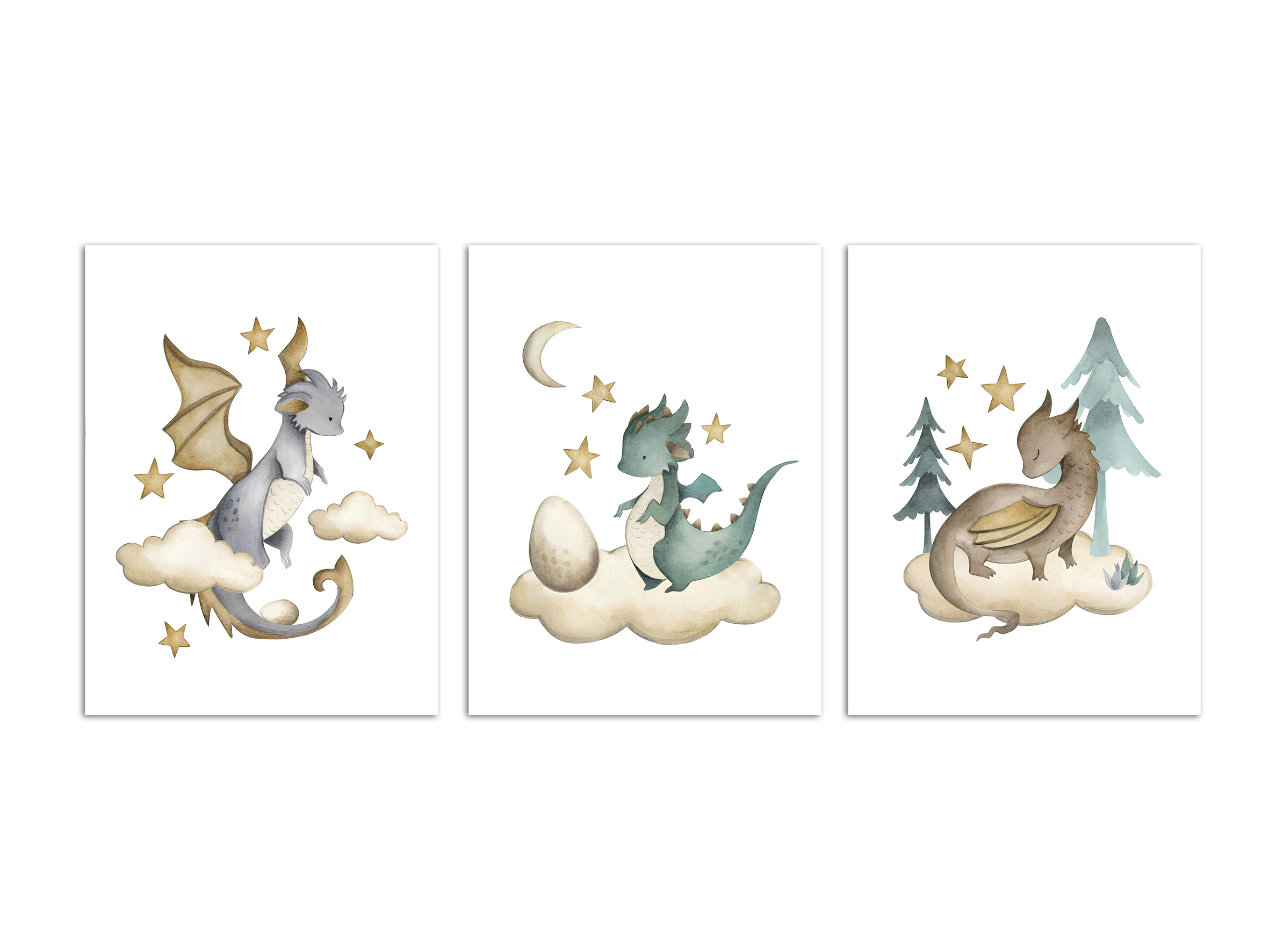 Affiches - Dragon / Lot de 3