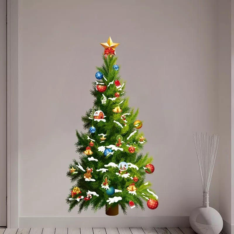 Sticker Mural - Sapin de Noël