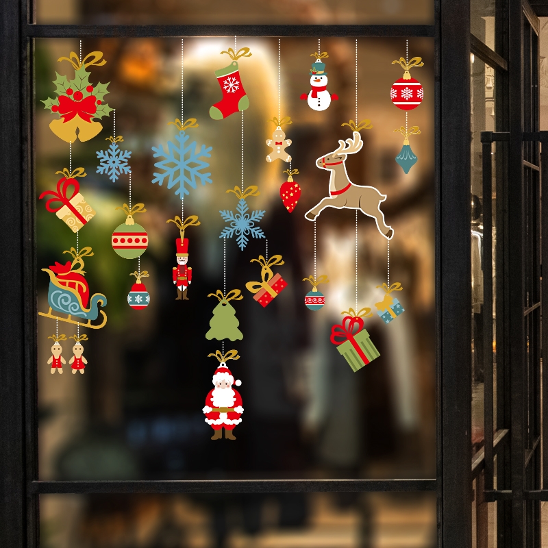 Sticker mural - Noël / Tentures