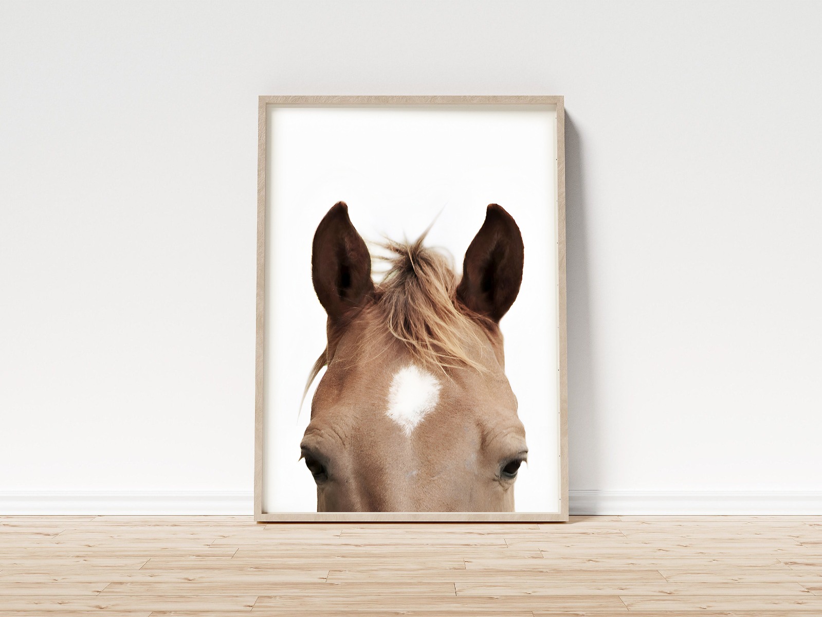 Affiche - Portrait de cheval / Marron / 03