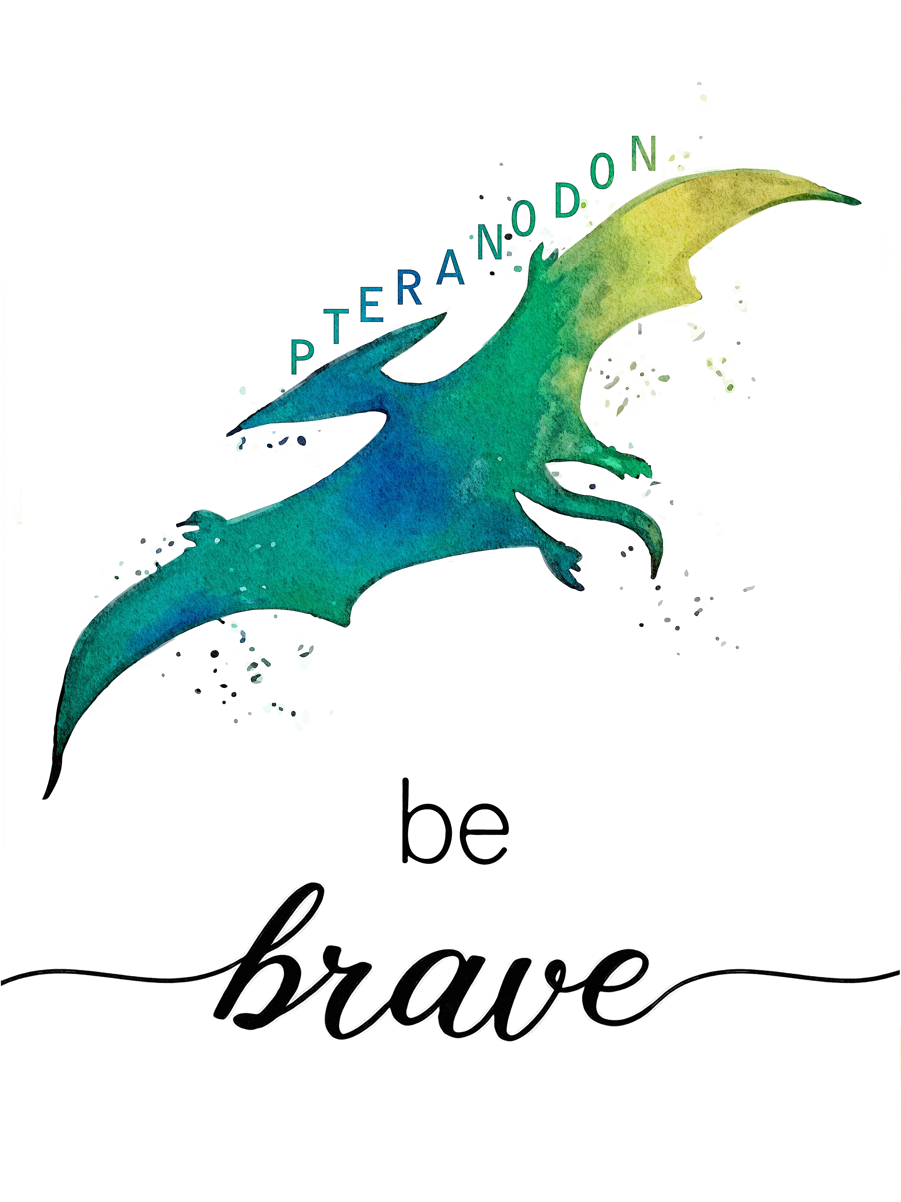 Affiche - PTERANODON / Be Brave