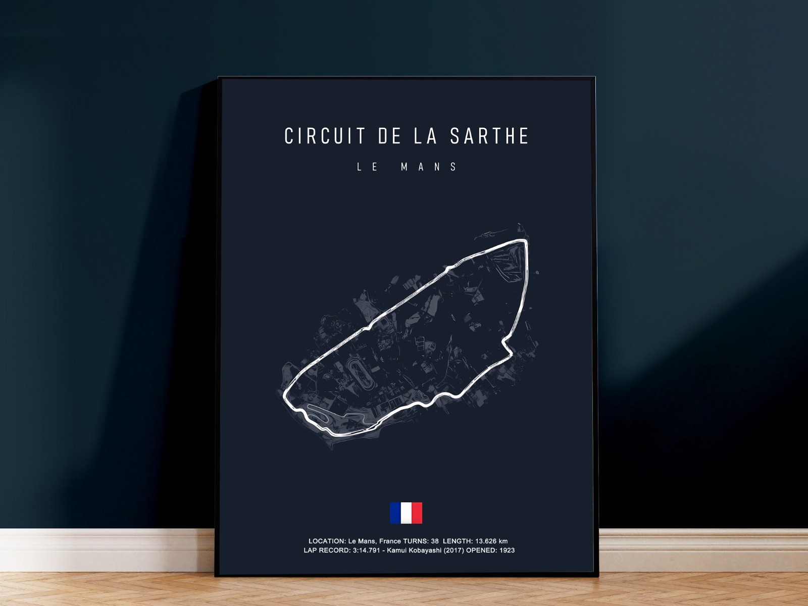 Affiche – Héritage de la course: L'iconique Circuit de la Sarthe au Mans