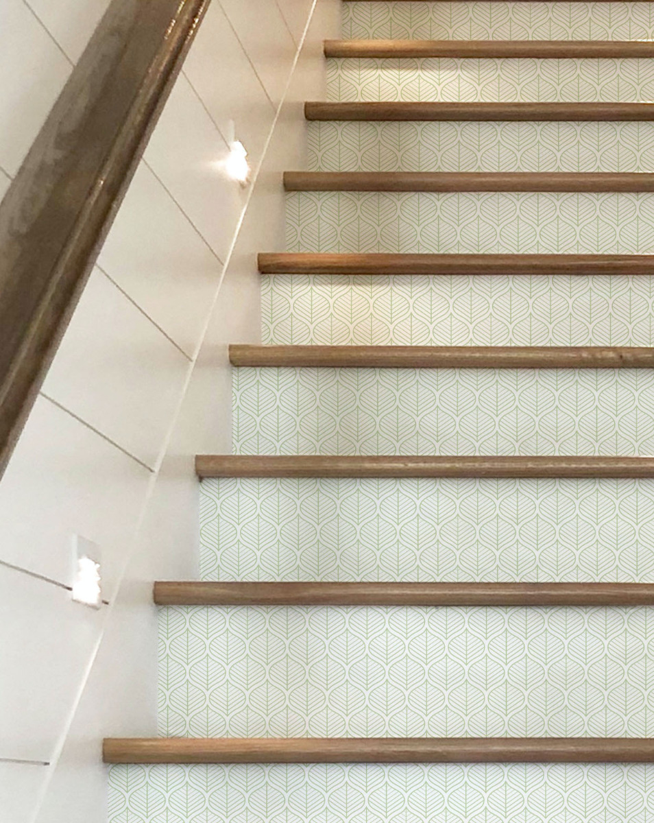 QUARKZMAN 6pcs Contremarches Escalier Autocollantes Vinyle Blanc - Décoration Facile Et Étanché