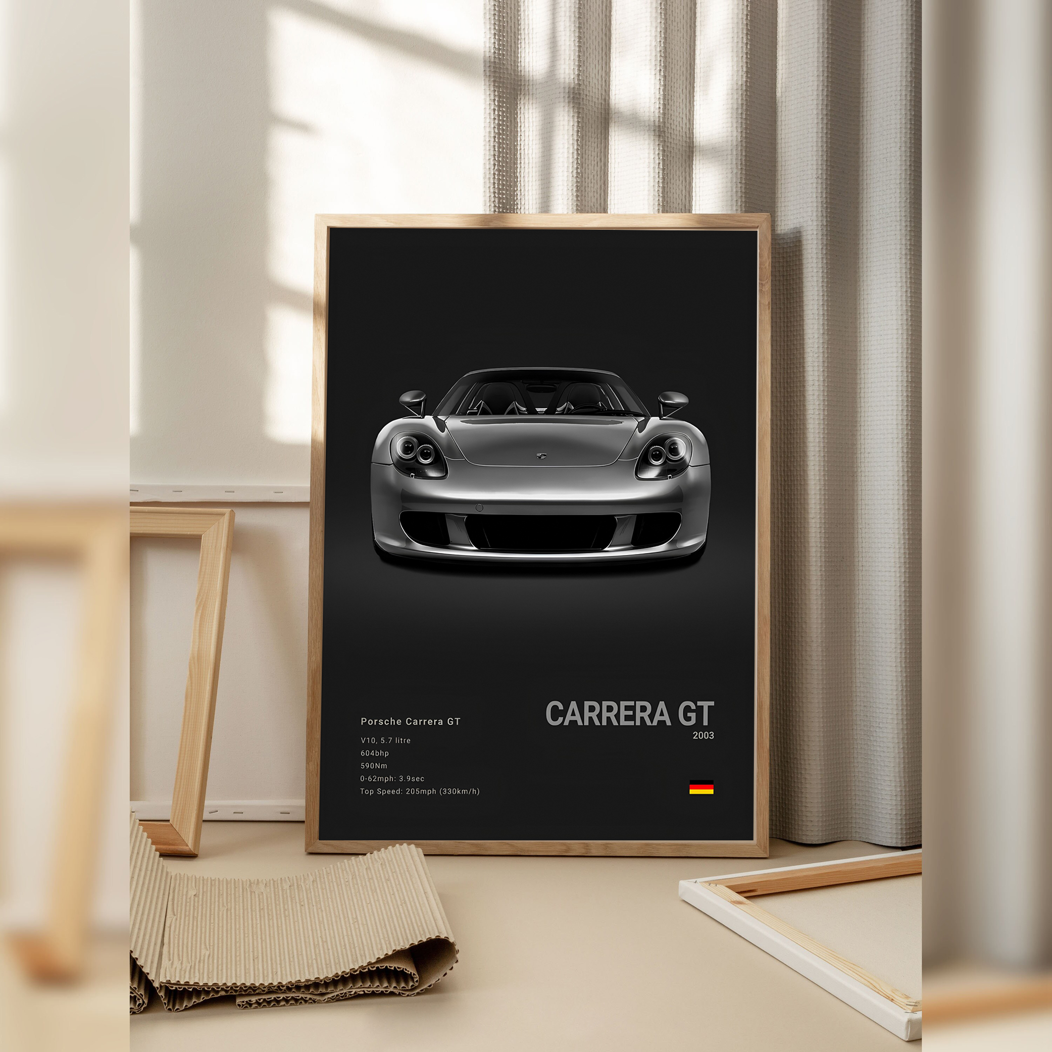 Affiche - Voiture de sport de luxe / CARRERA GT