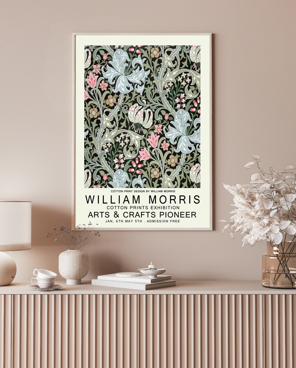 Affiche – WILLIAM MORRIS / ARTS & CRAFTS PIONEER