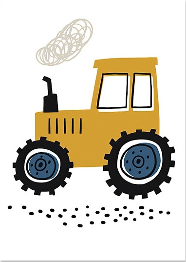 Affiche - Tracteur