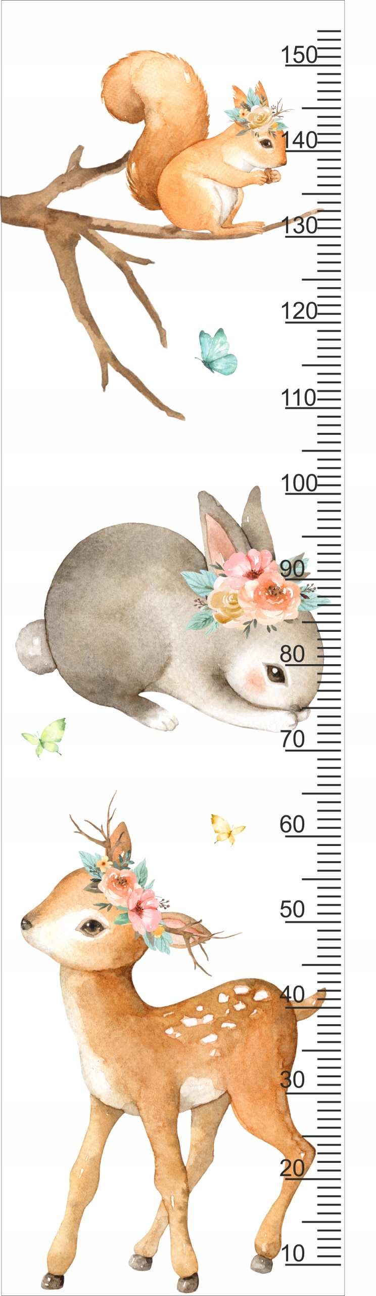 Sticker mural - Forest Tales 3 / Mesure de la hauteur