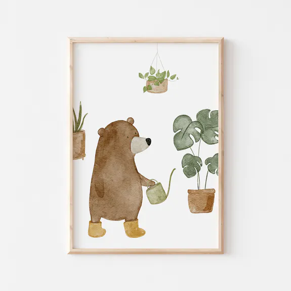 Affiche - Usine d'arrosage des ours
