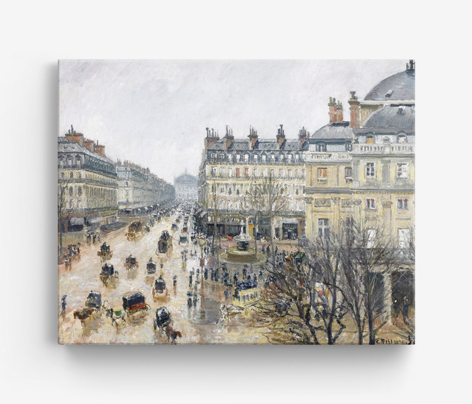 Boulevard Montmartre, Paris Toile