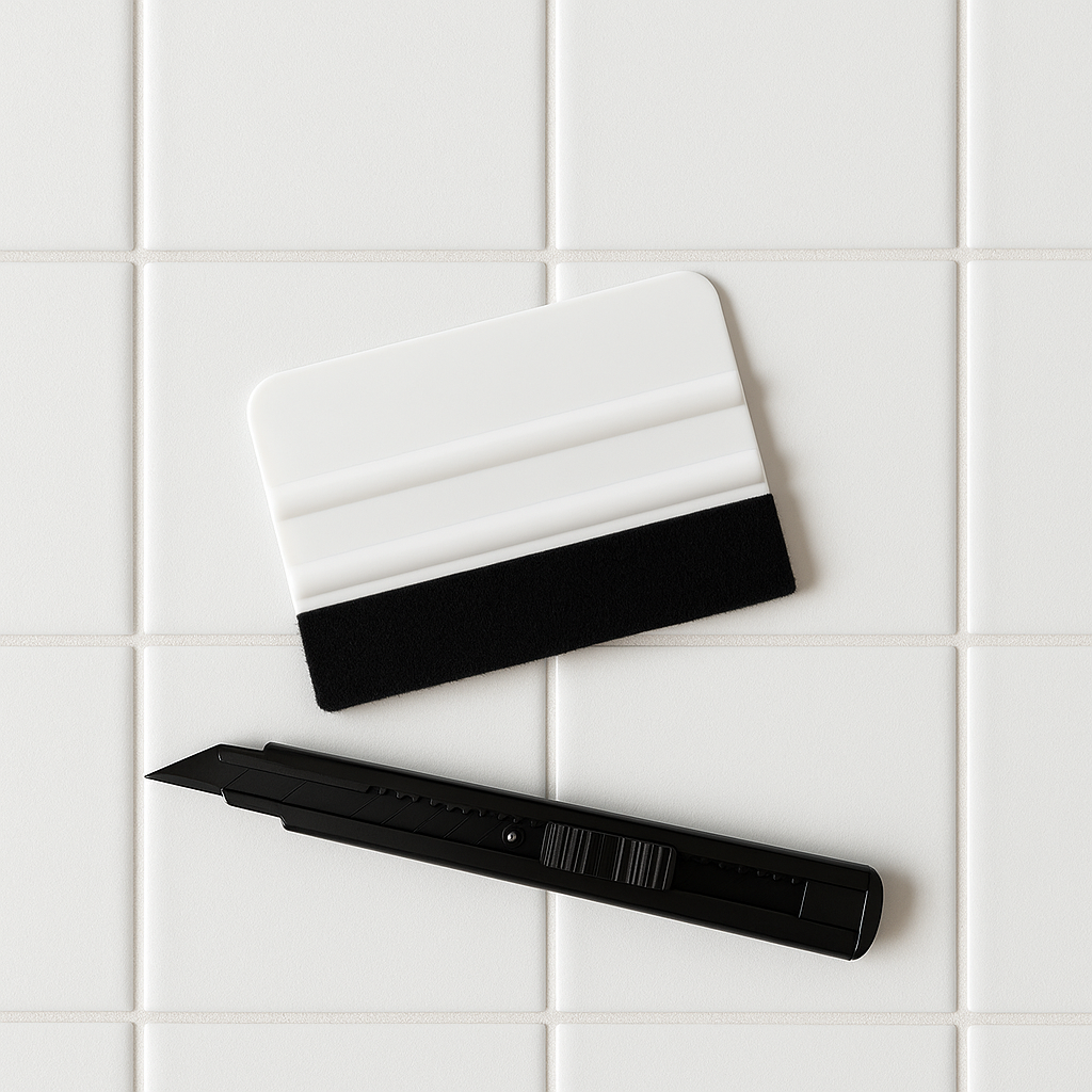 Kit de Couteaux pour Papier Adhésif & Stickers Carrelage – Set d’Installation Tout-en-Un