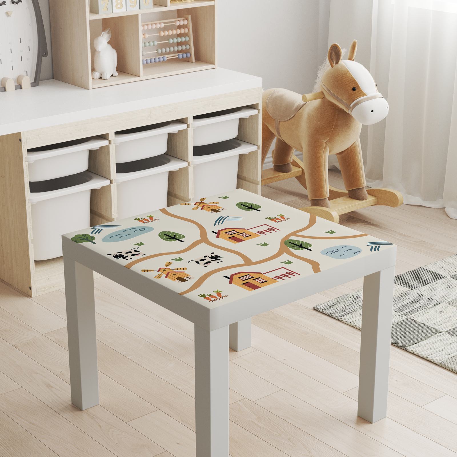 Autocollant Autocollant – DécaL Table Top Table Ikea / Fermette Design
