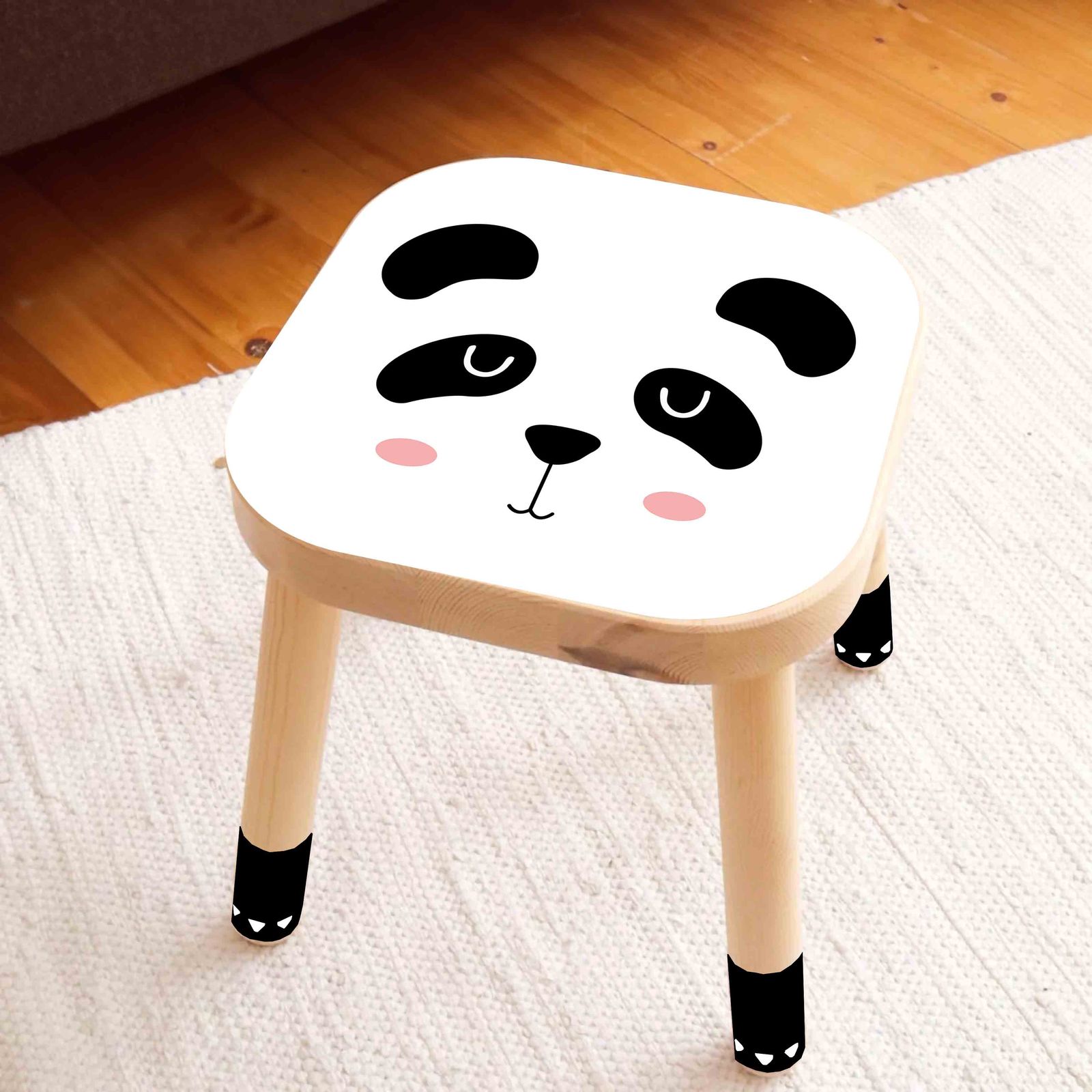 Sticker Autocollant – Autocollant Tabouret Flisat / Design Panda