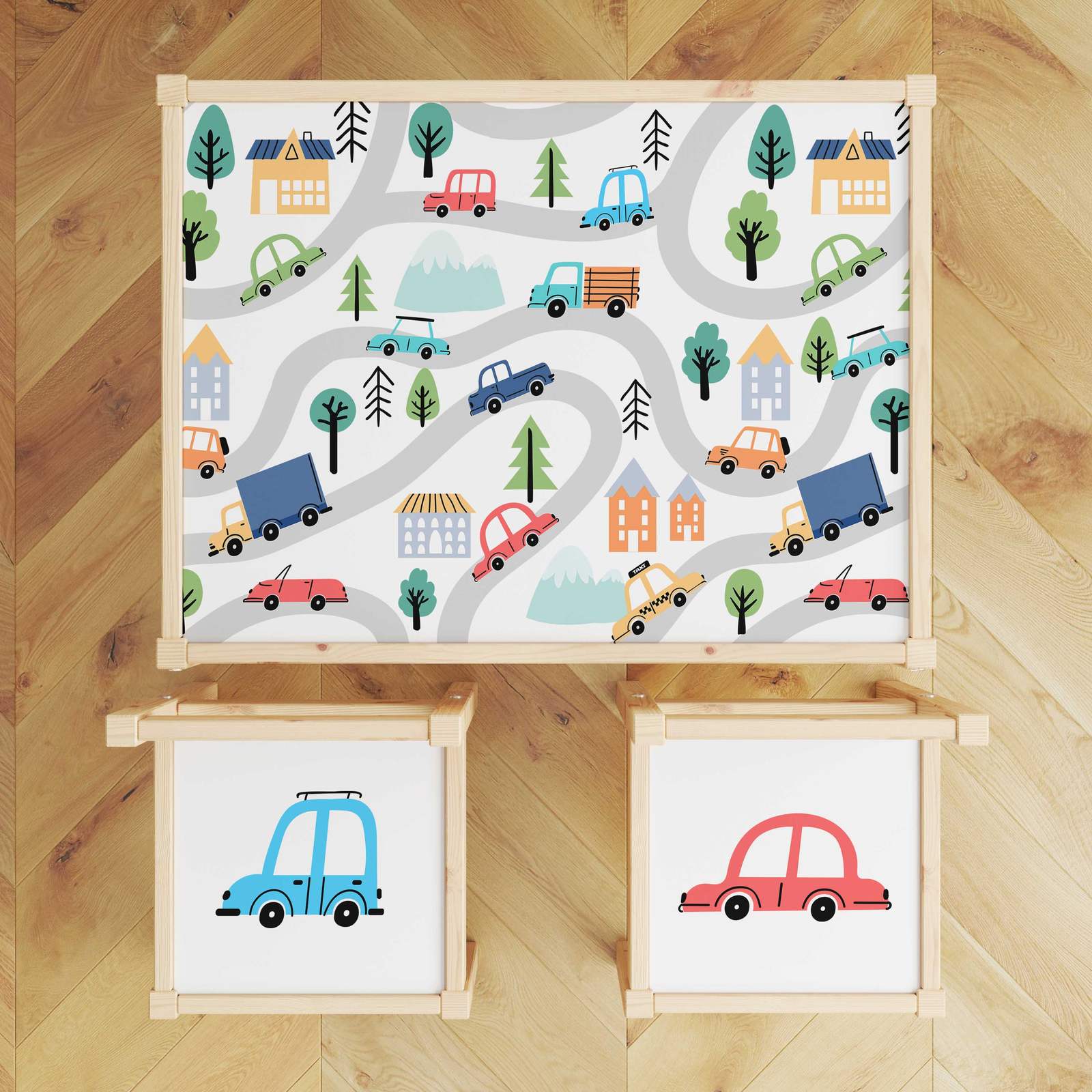 Autocollant Autocollant – Lätt Set Top Décalque / Voitures Ludiques
