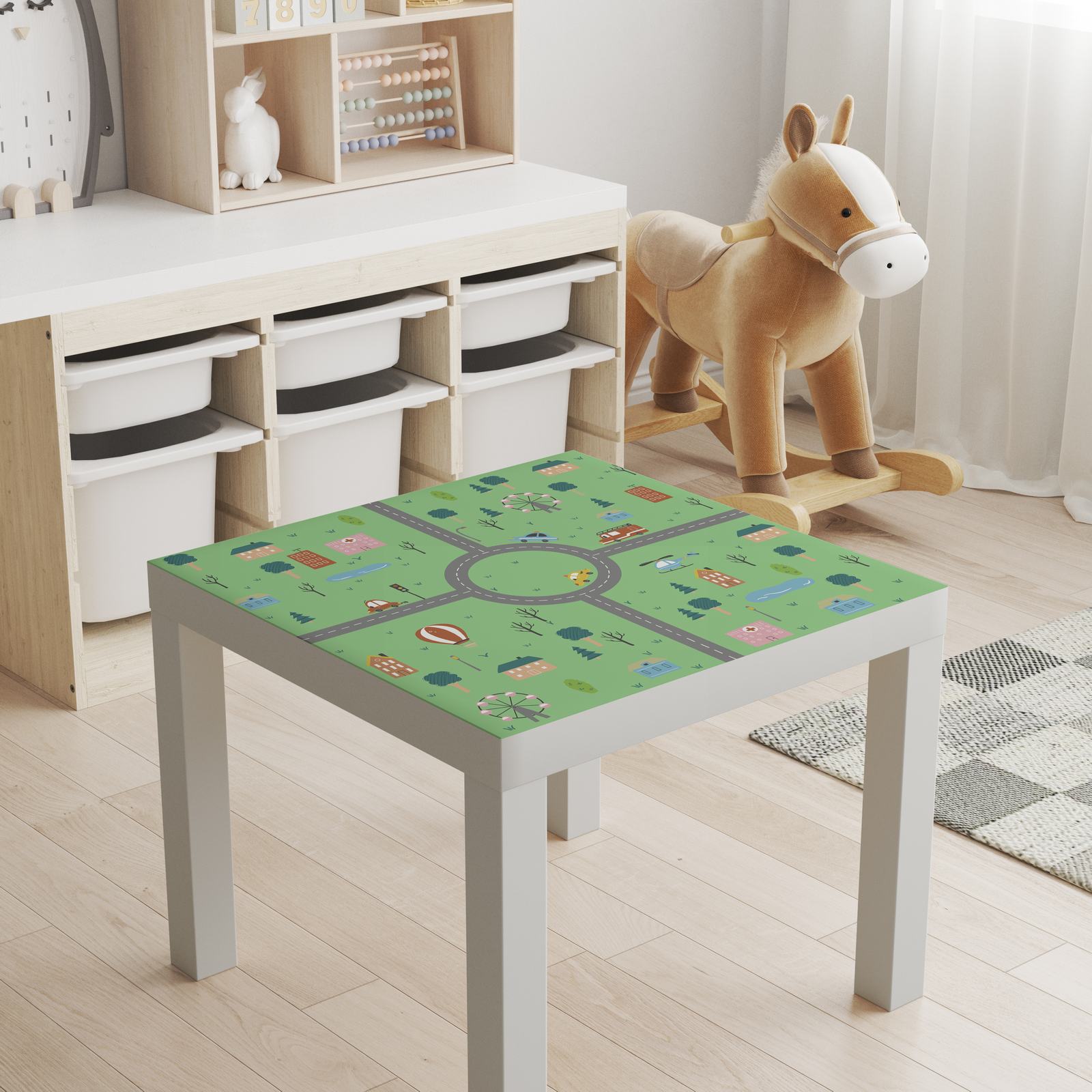 Autocollant Adhésif – Lack Plateau de Table Décal / Design de Ville Ludique