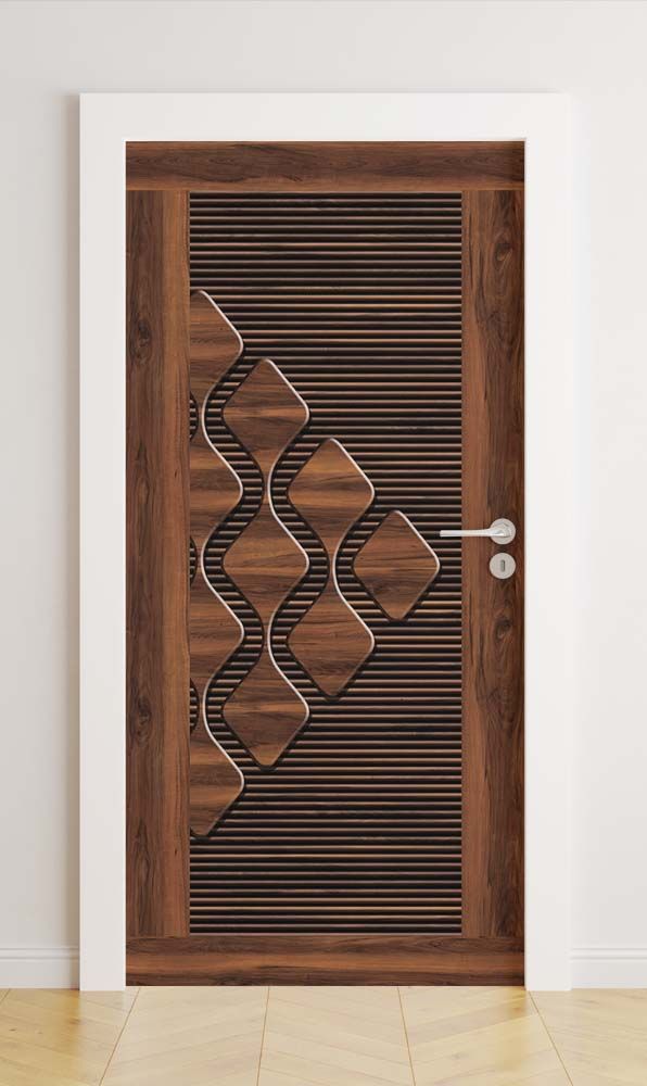 Papier Adhesif - Design Bois Moderne / Autocollant