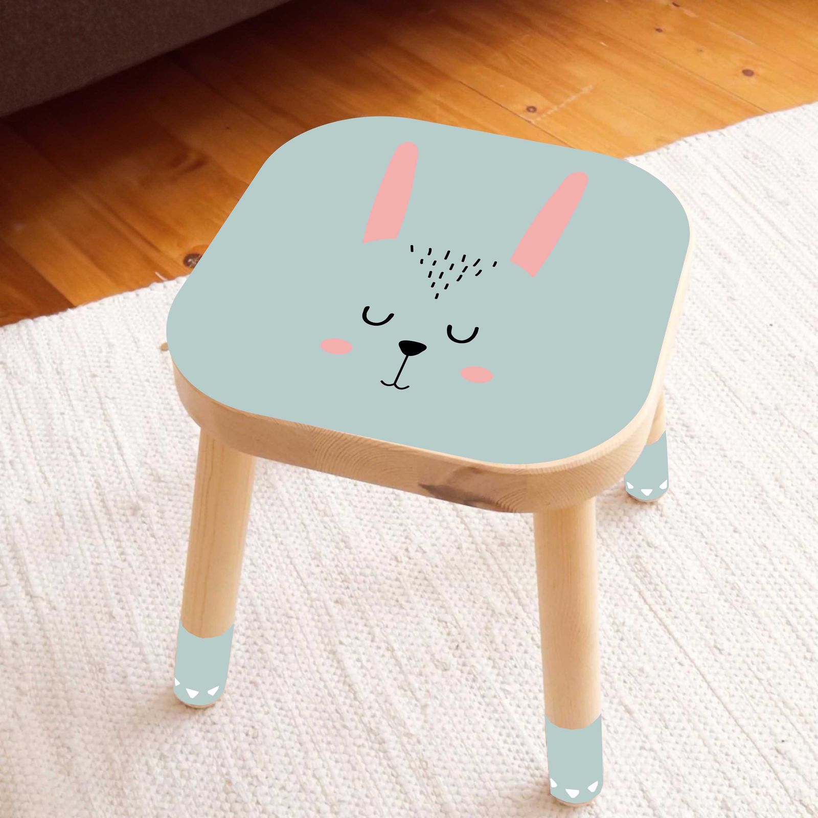 Autocollant Autocollant – Autocollant Tabouret Flisat / Motif Animal Mignon