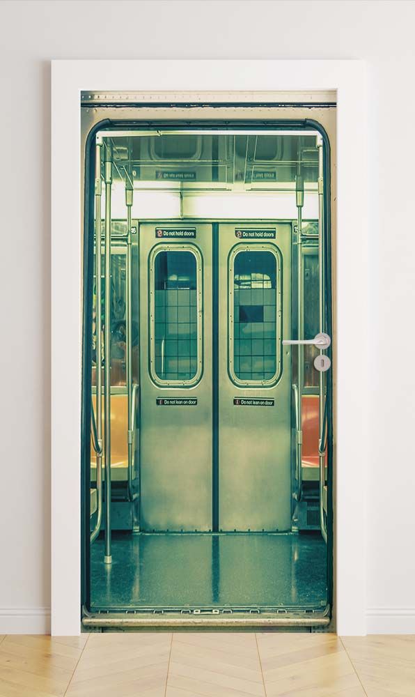 Door stickers - Subway Door / Peel and Stick