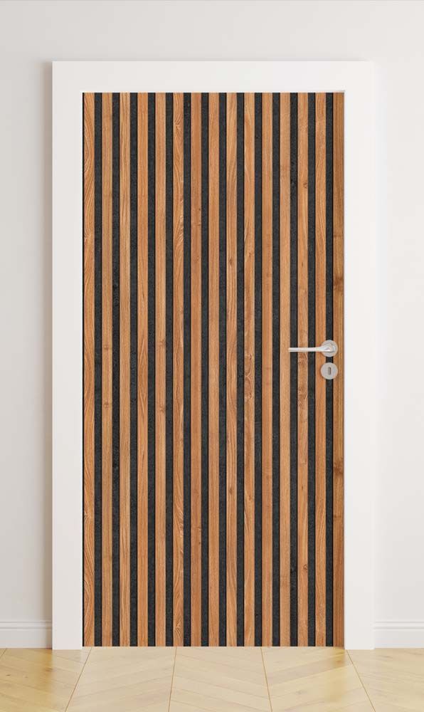 Papier Contact - Motif Rayure en Bois / Peler et Coller