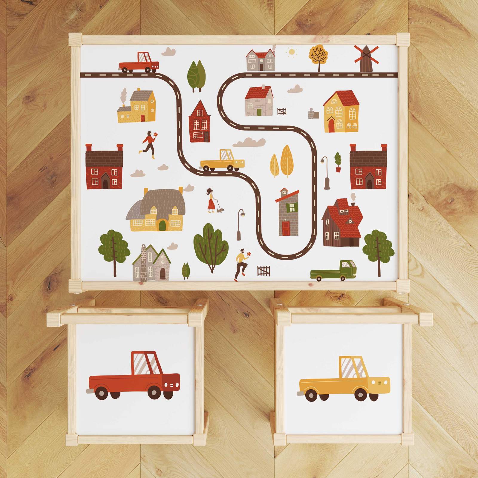 Autocollant Auto-adhésif – Lätt Set Top Decal / Design de Jeu pour Enfants