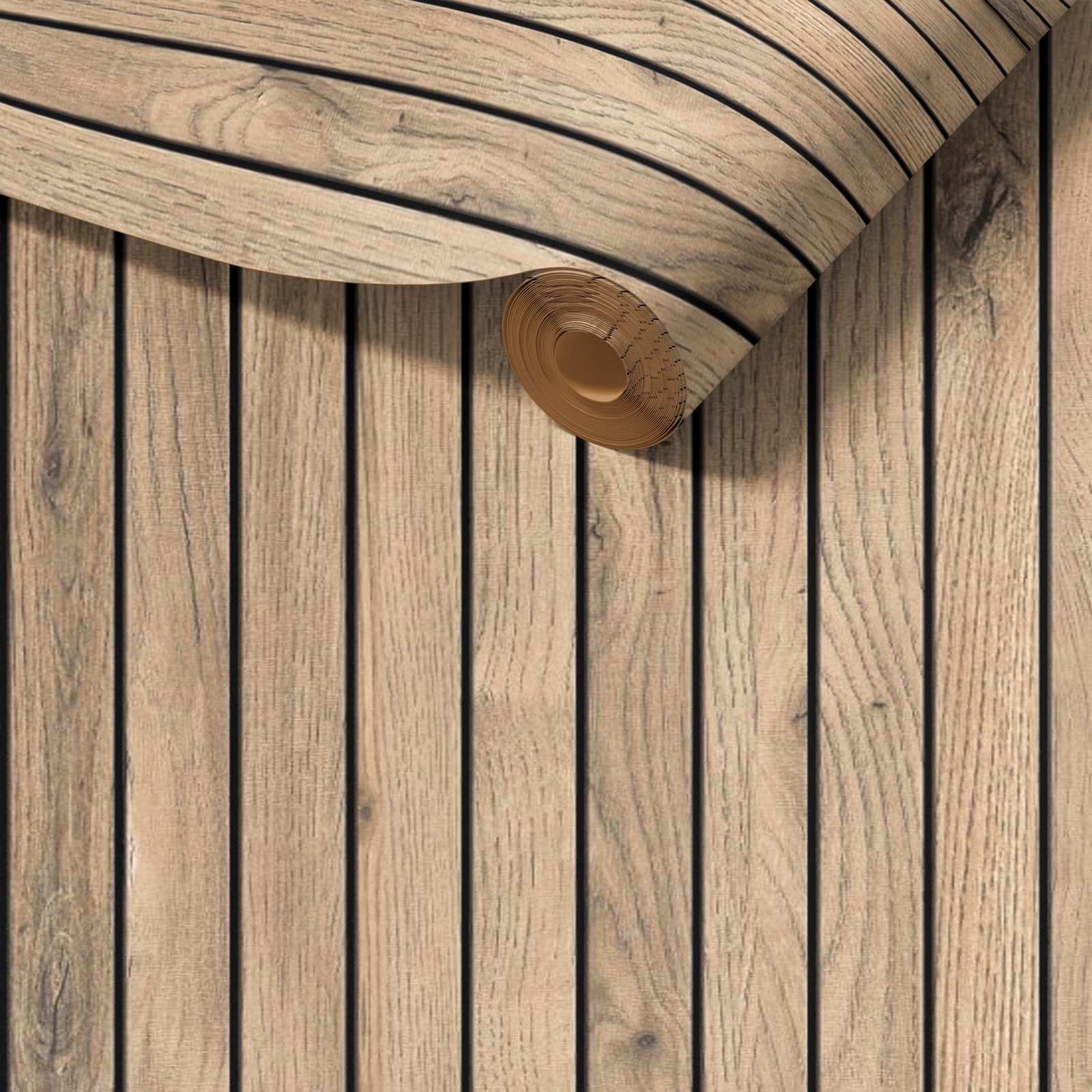 Papier Peint à Motif Bois