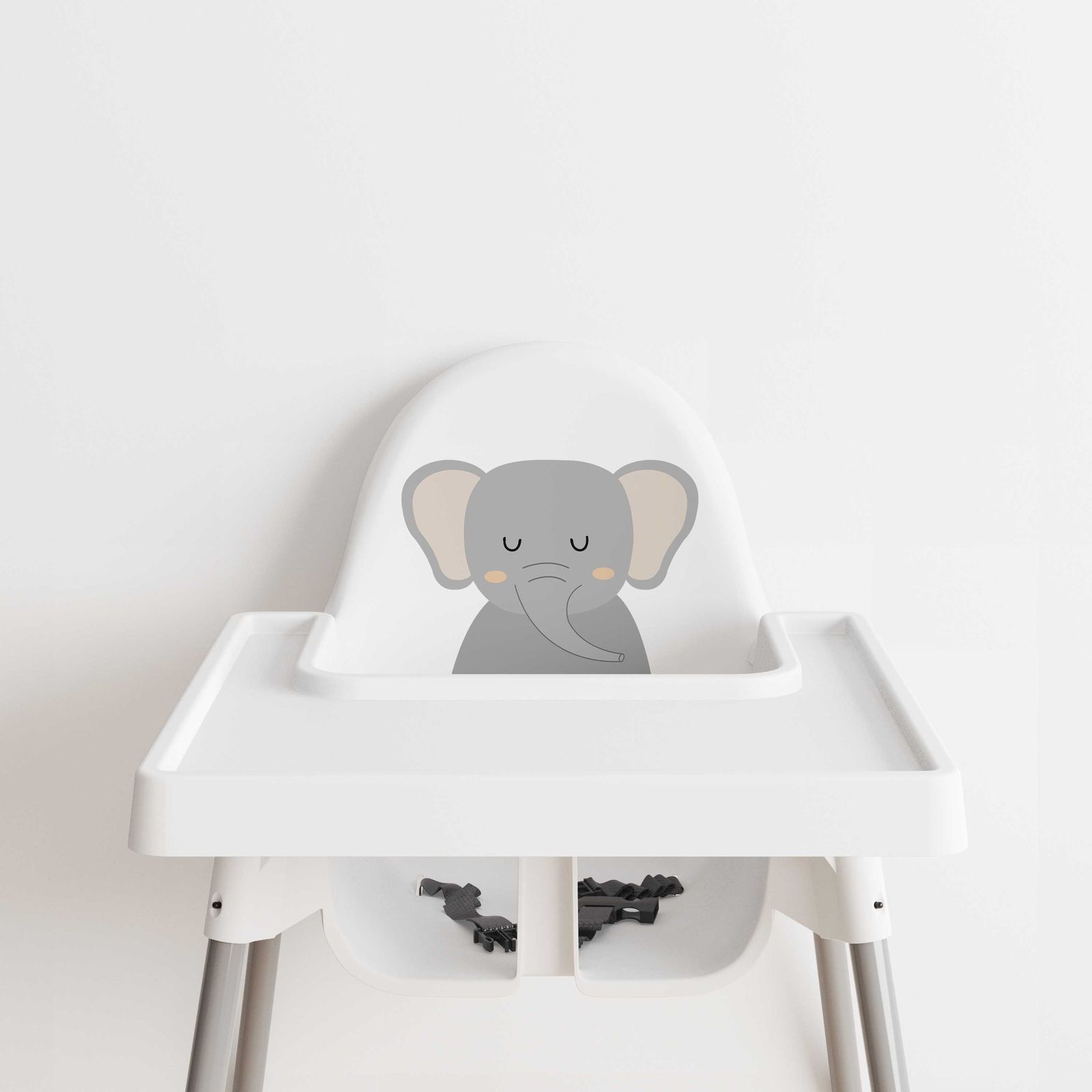 Autocollant Autoadhésif – Décalcomanie Antilop Chaise Haute / Éléphant Endormi