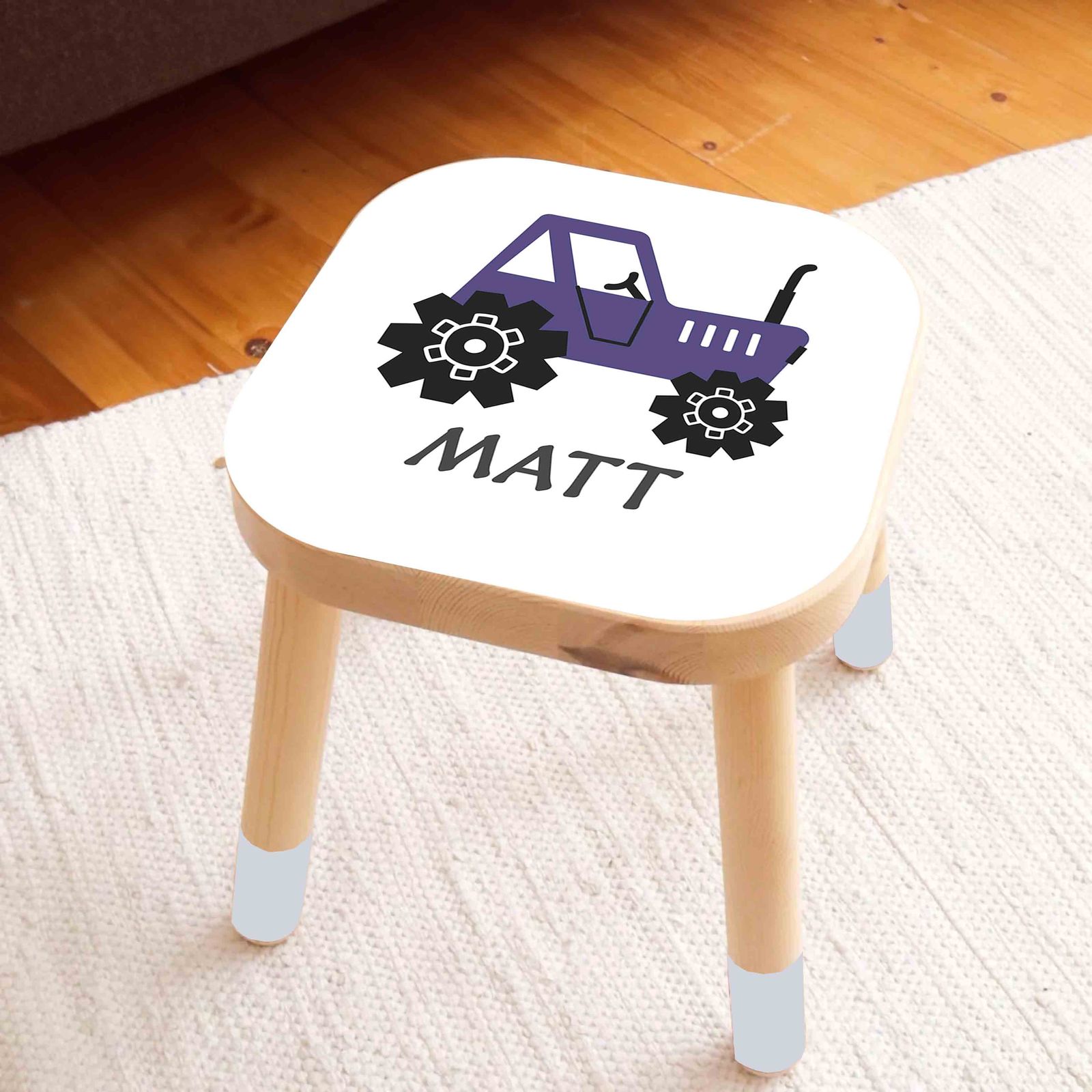 Autocollant Autocollant – Décalcomanie de Tabouret Flisat Personnalisé / Design de Tracteur