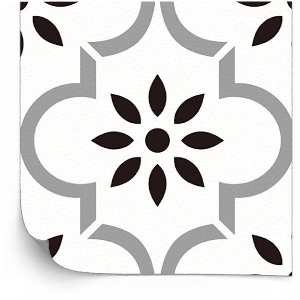 Sticker Carrelage - Gris & Blanc / 24 pièces