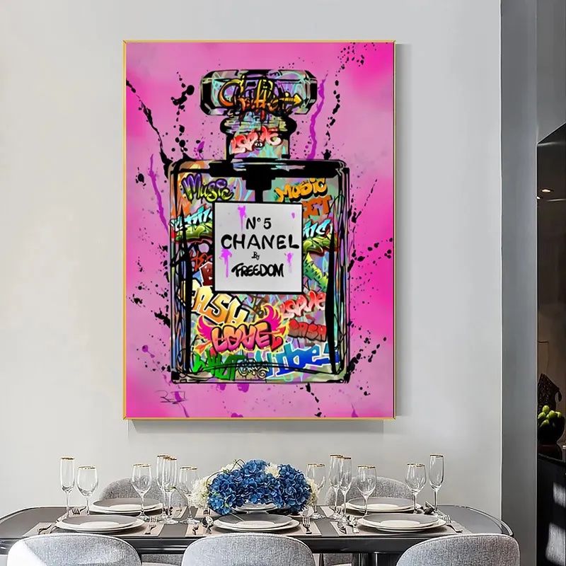 Affiche – Art de graffiti / N°5 CHANEL by Freedom