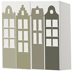 Sticker mural - Maison verte