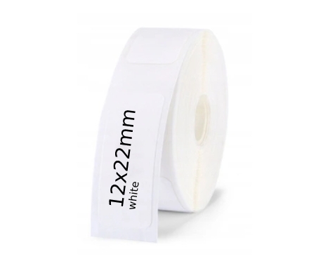 Etiquette Niimbot pour D101/110 / 12 x 22 mm, 260 pcs / Blanc