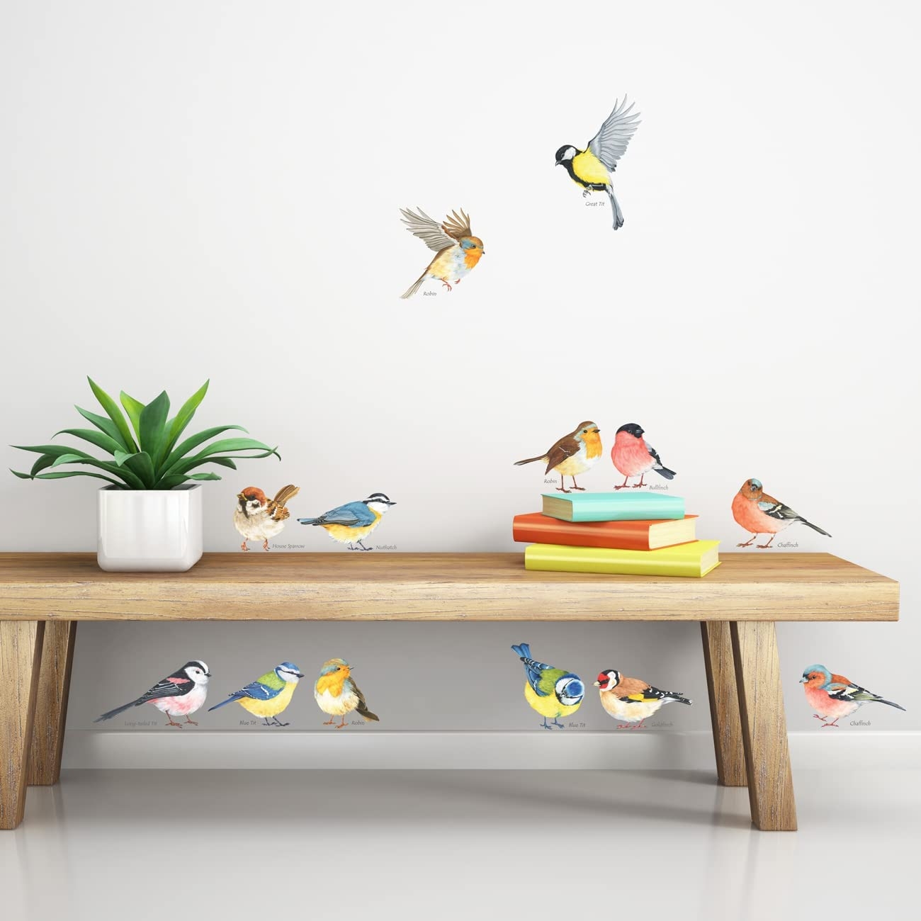 Sticker Mural - Petits oiseaux