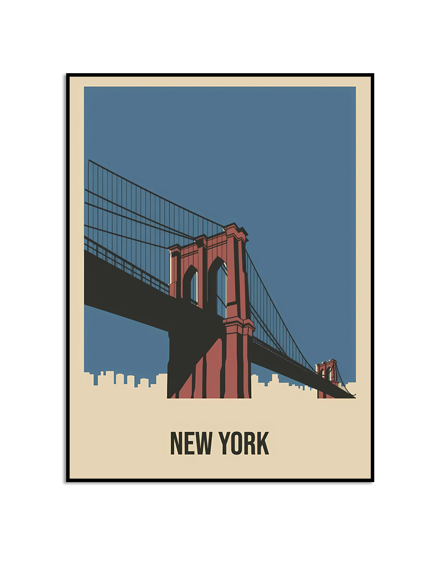 Affiche Murale Pont de New York