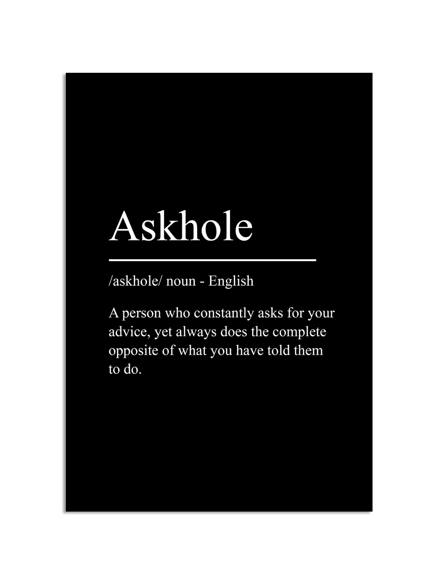 Affiche – Askhole