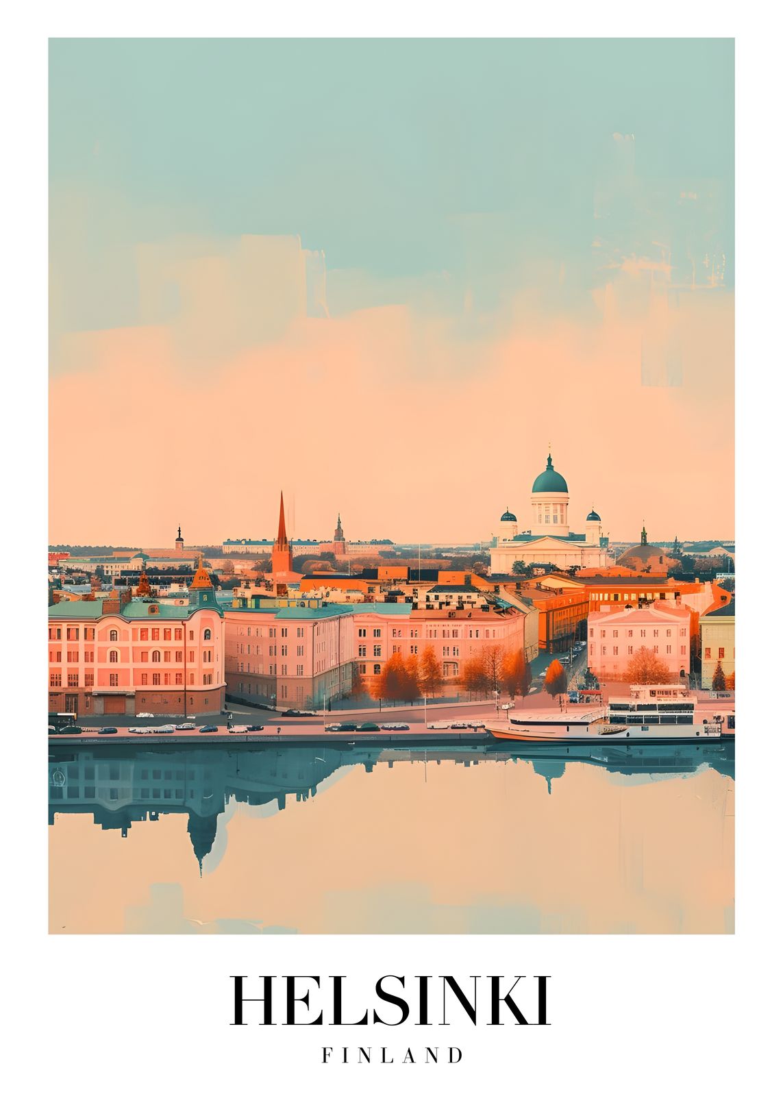 Affiche - Helsinki Finlande