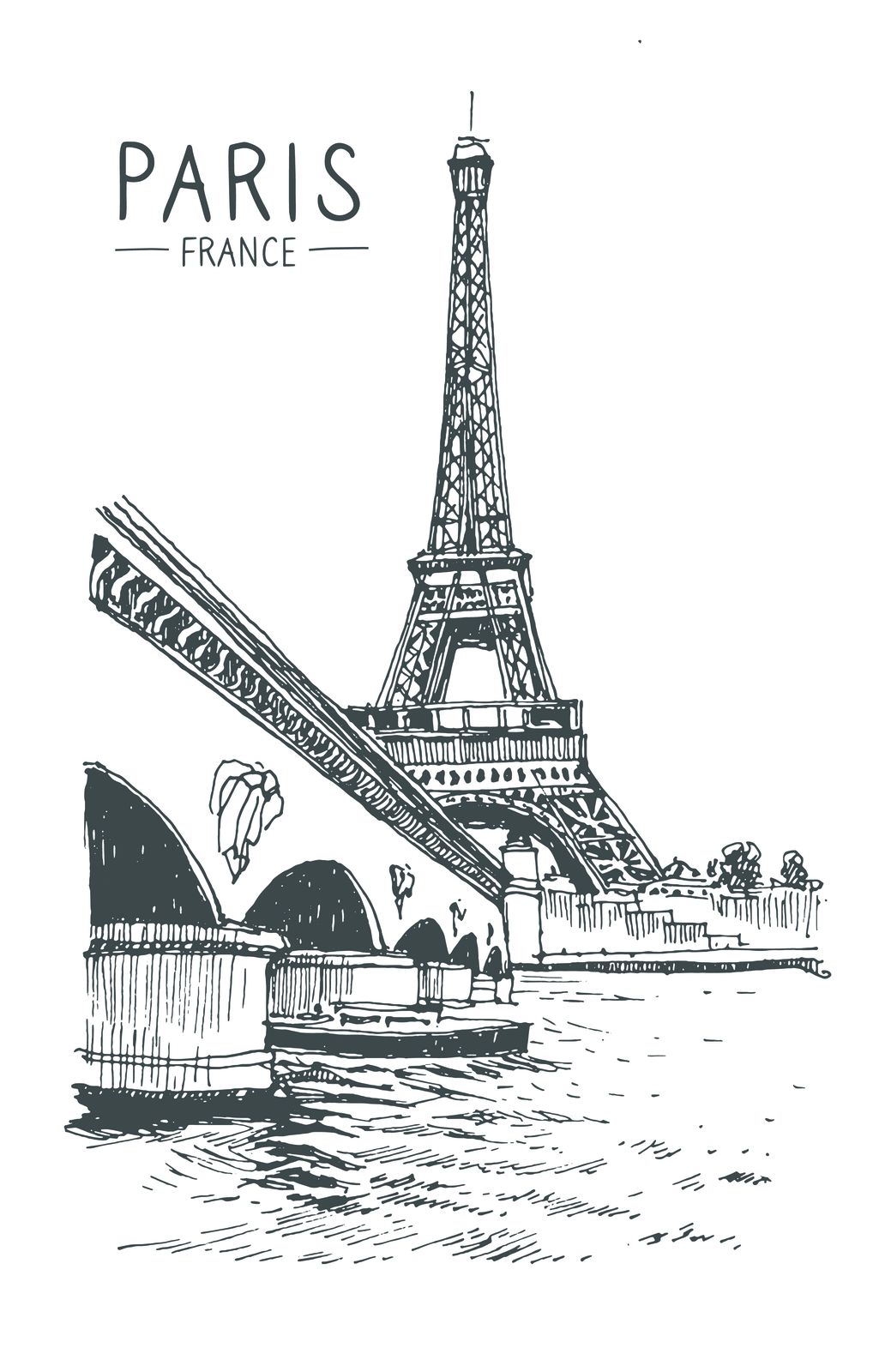 Affiche Tour Eiffel Paris