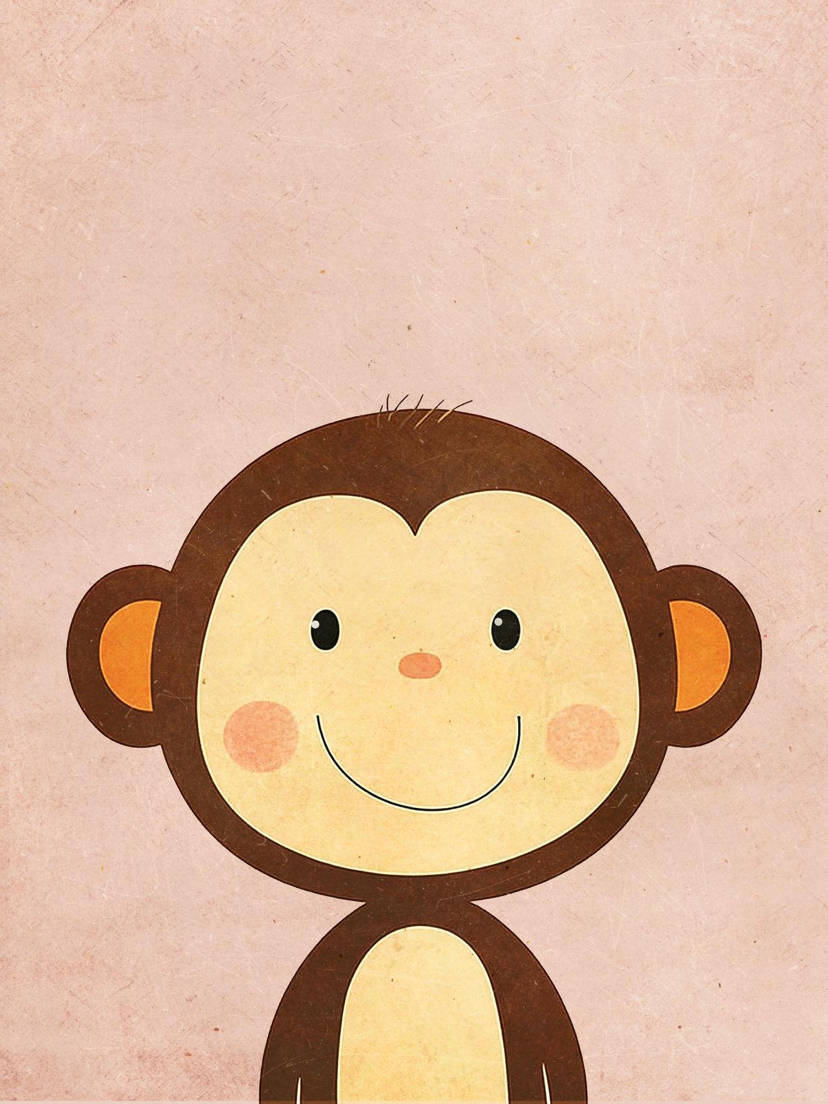 Poster - Singe Souriant