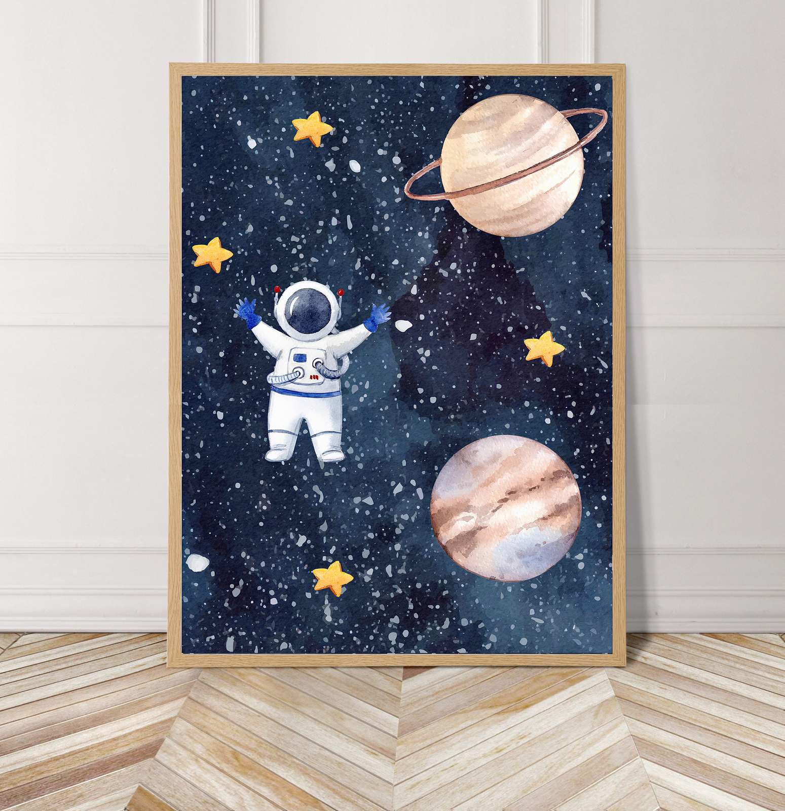 Affiche Astronaute dans l'espace