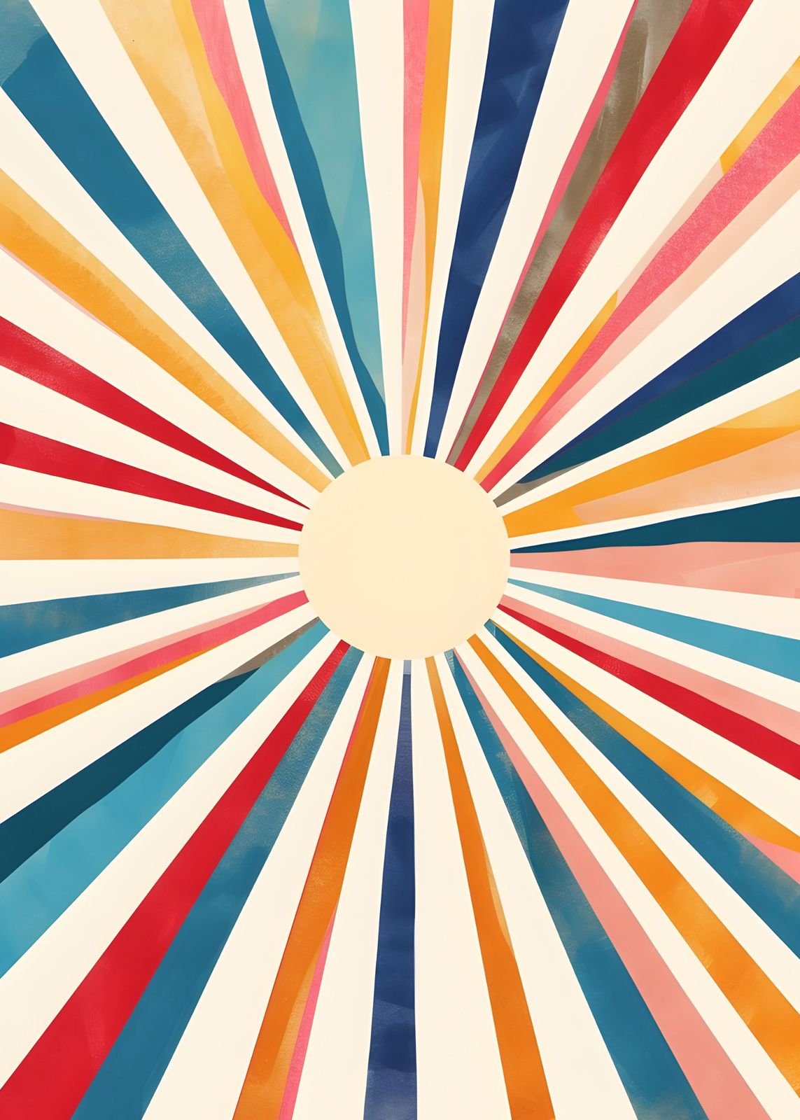 Affiche - Rayon de Soleil Vibrant
