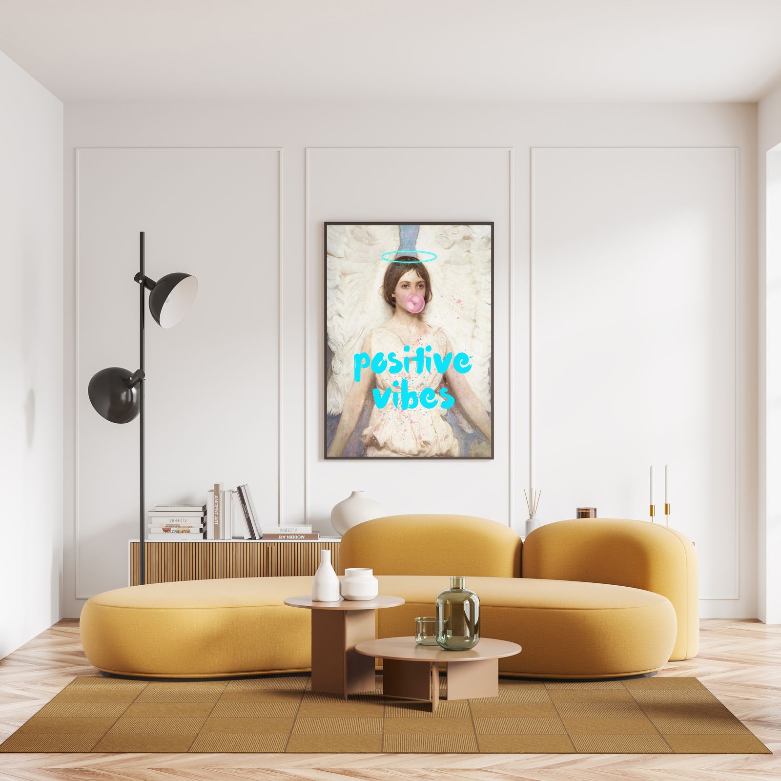 Affiche - Ange Positive Vibes