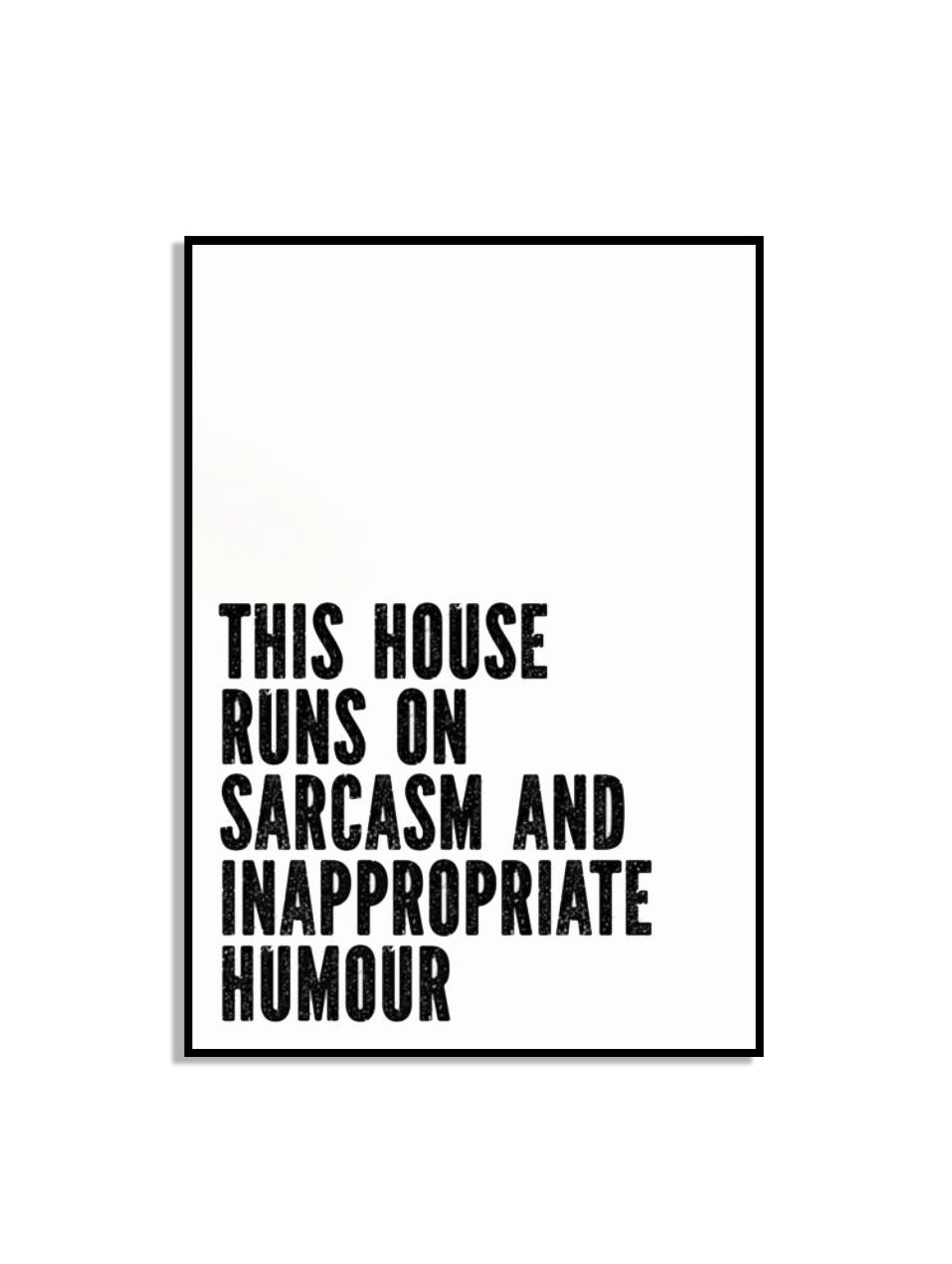 Affiche Sarcasme et Humour