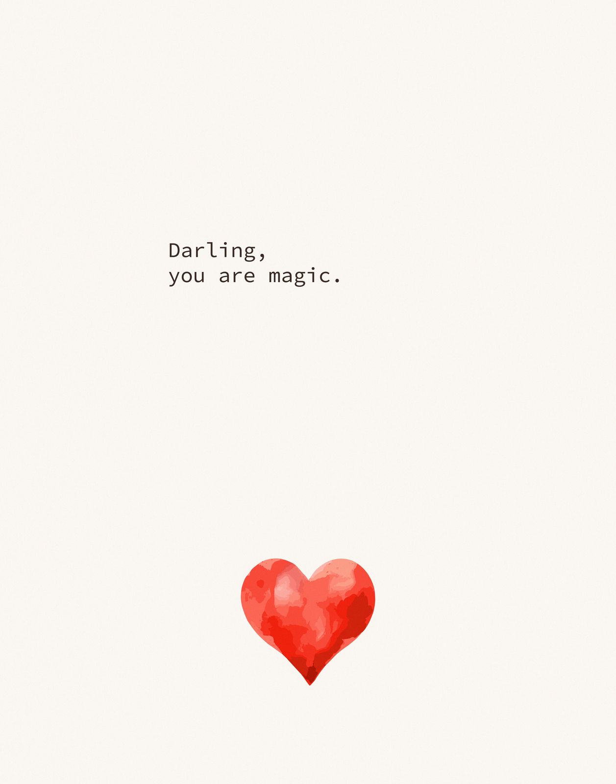 Poster - Darling Magie