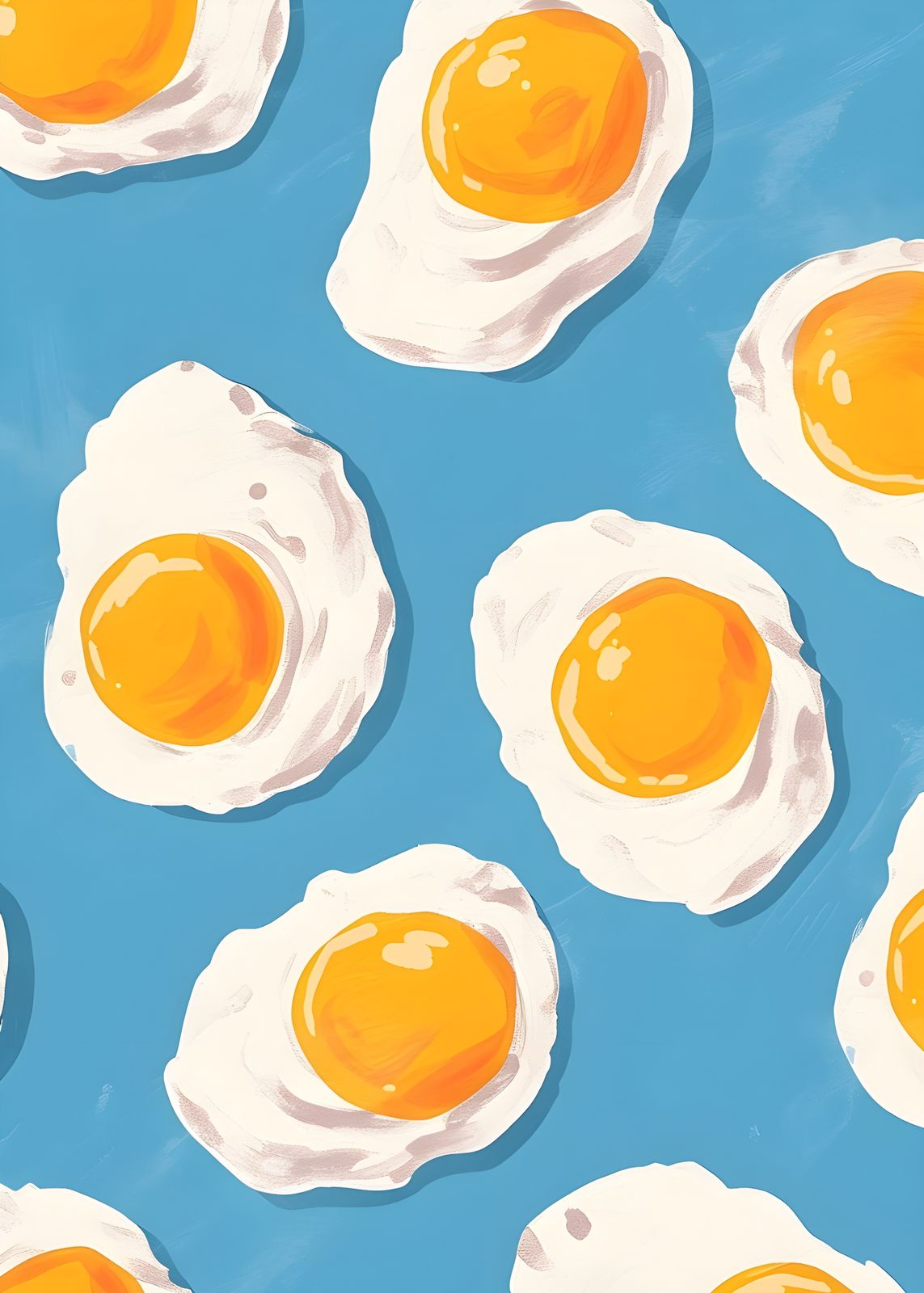 Affiche - Art d'Oeufs au Plat