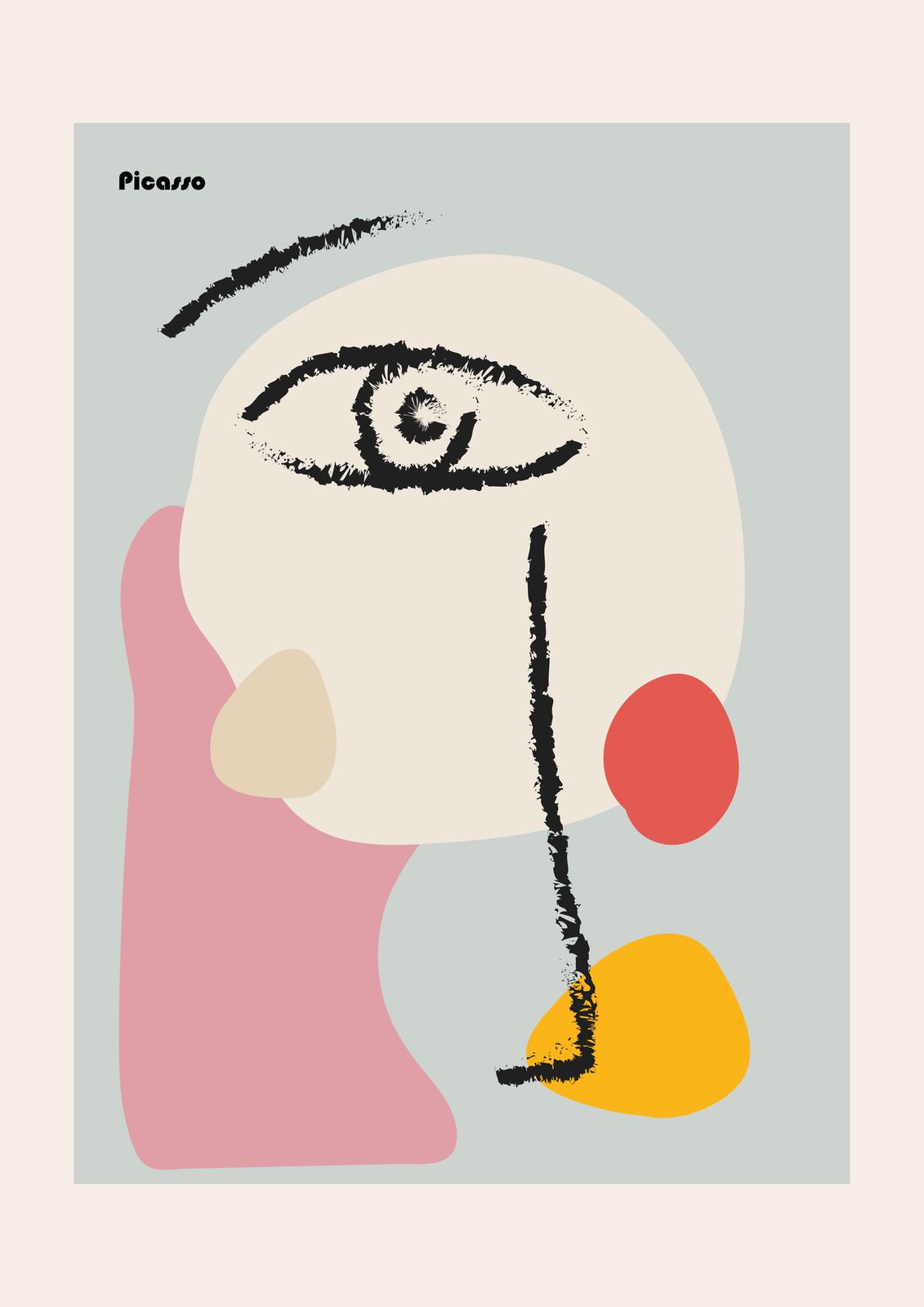 Affiche - Picasso Abstrait
