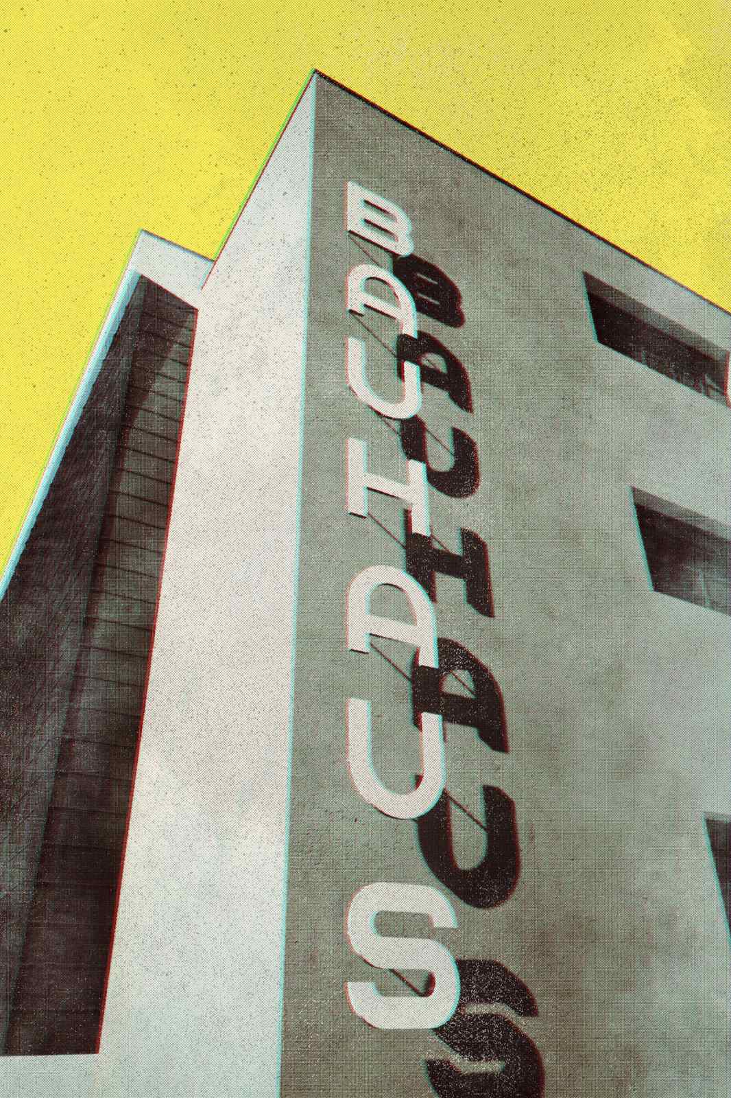Affiche - Bâtiment Bauhaus