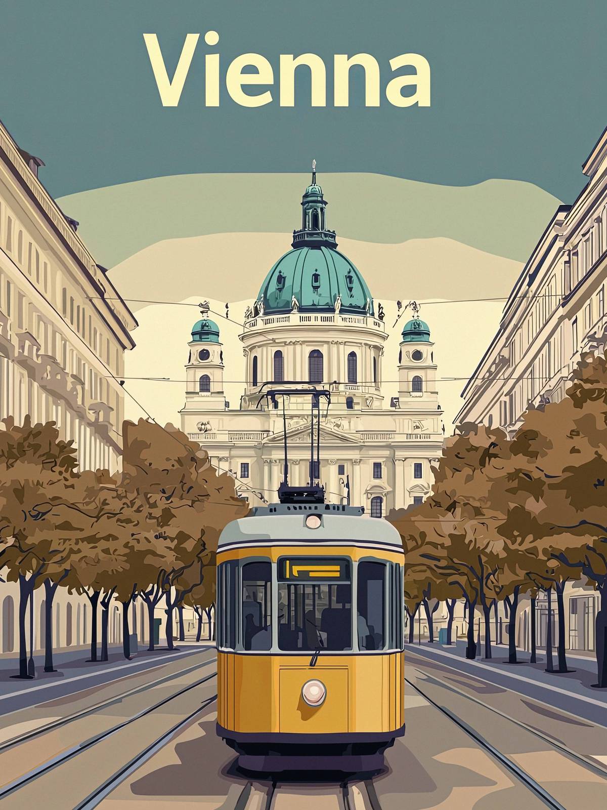 Affiche - Tramway de Vienne