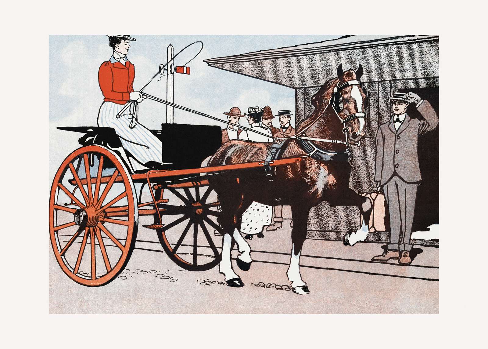 Affiche - Carrosse et Cheval